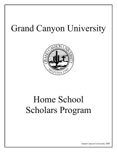 Scholar`s Program Concurrent Enrollment - Homeschool