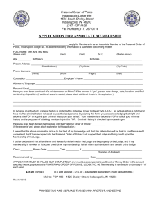 application for associate membership