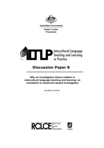 Paper 8 - (ILTLP) Project - University of South Australia