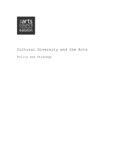 Cultural Diversity and the Arts