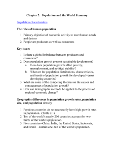 Chapter 2: Population and the World Economy