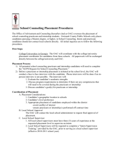 Preliminary Placement Meetings: - Gwinnett County Public Schools