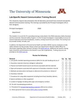 training records template