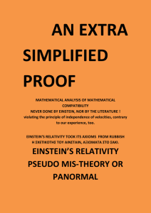 AN EXTRA SIMPLIFIED PROOF MATHEMATICAL ANALYSIS OF