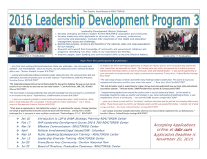 Leadership Development Program Flyer