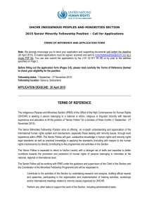 Application form 2015 – Senior Minorities Fellow