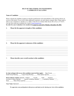 Demographics form used in doctoral dissertation