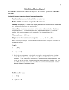Math 090 Exam 3 Review
