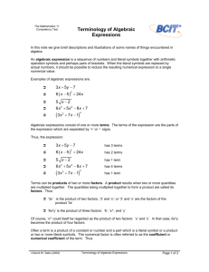 The Mathematics 11 Competency Test