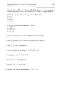 A2.A.26.SolvingPolynomialEquations