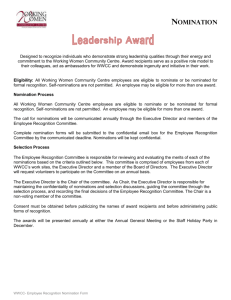 WWCC_ Leadership Award_2014 - Working Women Community