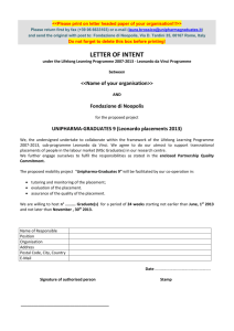 LETTER OF INTENT - Unipharma