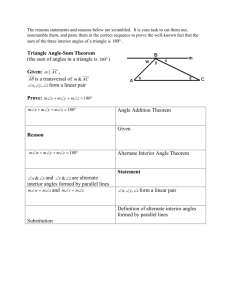 Triangle Angle-Sum Theorem