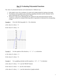 1-3: Graphs of Polynomial Functions (2)