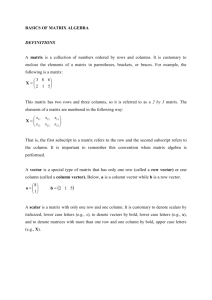 (2005). Introduction to Matrix Algebra. University of Amsterdam.