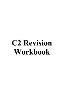 C2 Revision Workbook