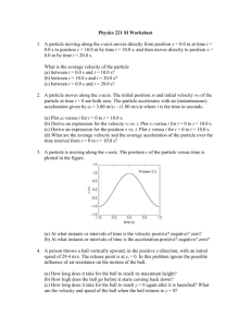 Physics 221 SI Worksheet