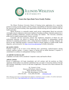 Illinois Wesleyan University School of Nursing