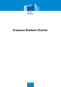 Draft Erasmus student charter