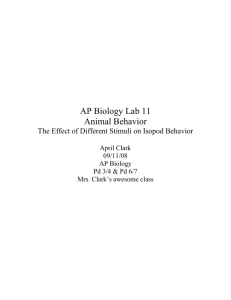 AP Biology Lab 11