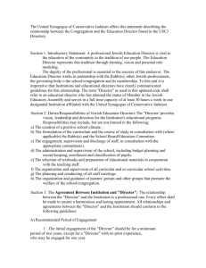 USCJ Education Dir Contract guidelines