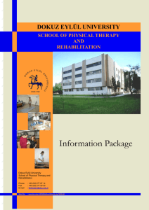 School of Physical Therapy and Rehabilitation