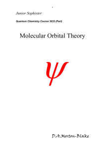 MO theory