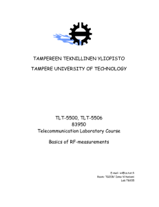 1. pre-lab assignment - Tampereen teknillinen yliopisto