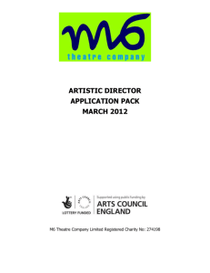 Artistic Director Application Pack