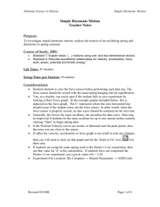 SHM Revised Teacher Notes
