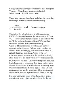 Lecture 6: Gas laws
