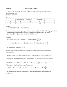 EE3414 Homework #1 Solution