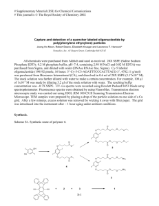Capture and Detection of a Quencher Labeled Oligonucleotide by