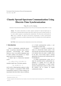 Chaotic Spread-Spectrum Communication Using Discrete