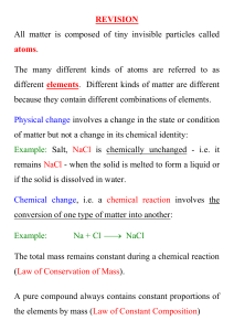 Problem: - Chemistry