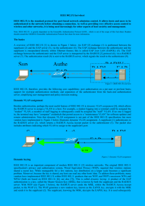 IEEE 802.1X fact-sheet IEEE 802.1X is the standard protocol for port