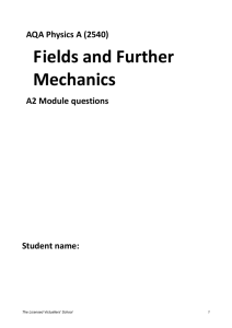 Unit 4 Fields and Further Mechanics - complete