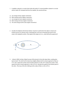 Satellite Angular Momentum Questions (with key)