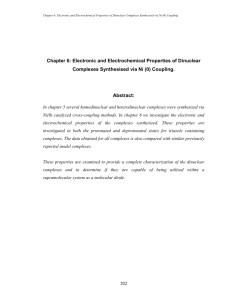 Chapter 6: Electronic and Electrochemical Properties of