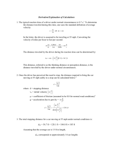 Derivation/Explanation of Calculations