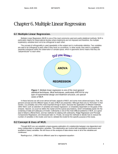 6:1 Multiple Linear Regression.