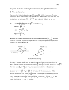 9. Rutherford Scattering