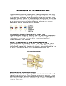 What Is spinal decompression Therapy