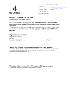 SS Org. Eval. Form