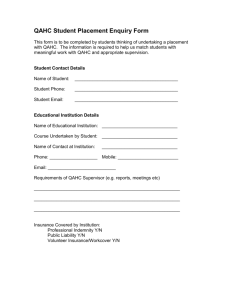 Student Placement Enquiry Form