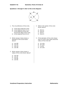 Geometry: Parts of Circles II