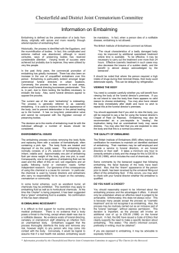 summary of the embalming of mr summary of the embalming of mr