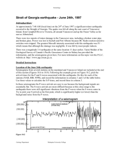 interpreting seismic data.