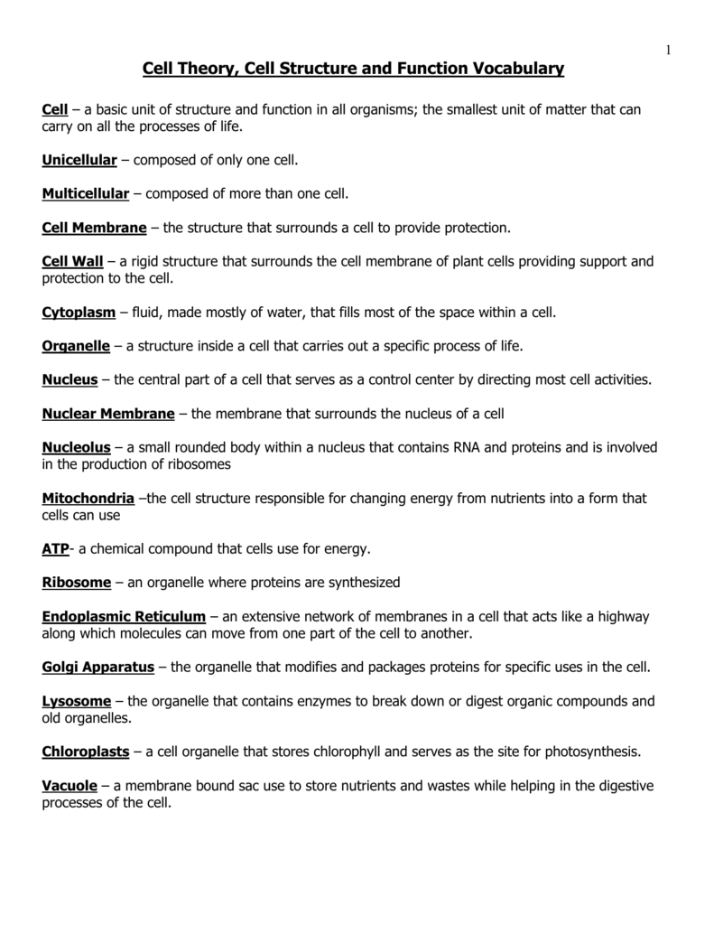 Worksheet Cell Organelles Worksheet Answer Key Worksheet Fun