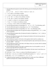 differential equation-1